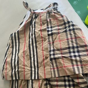 Girls Burberry romper